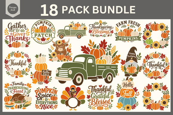 Download Thanksgiving SVG Bundle, Fall SVG Bundle - Fall svg Collection