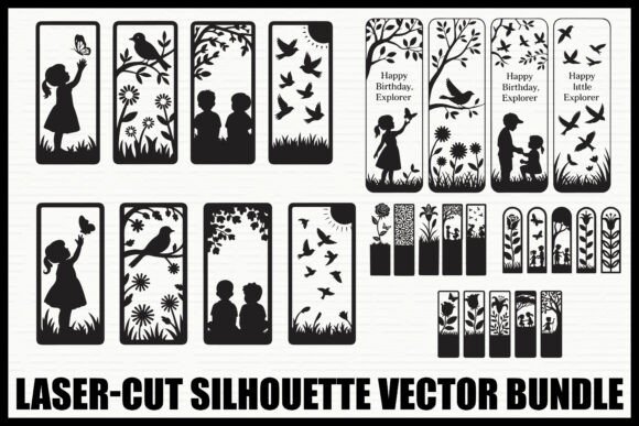 Download Laser Cut Silhouette Vector Bundle - Silhouette vector bundle Collection