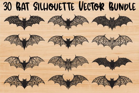 Download Bat Silhouette Vector Bundle - Silhouette vector bundle Collection