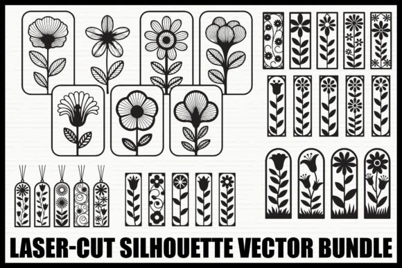 Download Laser Cut Silhouette Vector Bundle - Silhouette vector bundle Collection